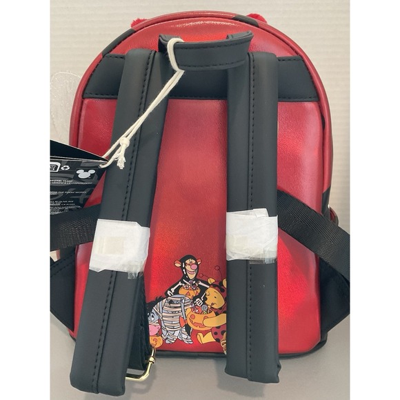 NWT Disney Loungefly Winnie The Pooh Lady Bug Costume Backpack Figural Halloween - Picture 3 of 6